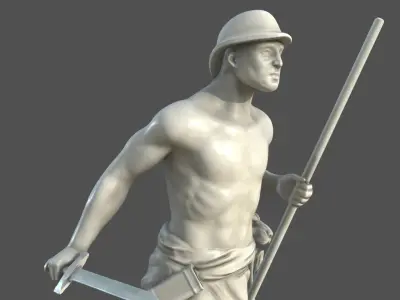  Viking Statue 
