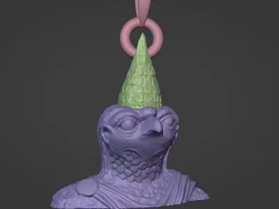 Horus Pendent 3d Print Model 3D print model