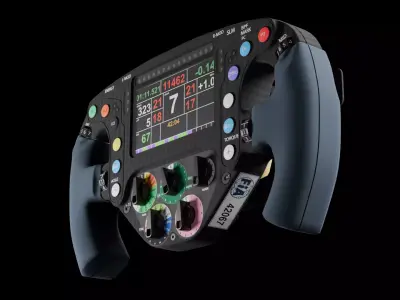 AMR26 2026 Steering Wheel Low-poly 3D model