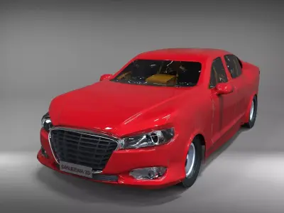 mazda car Free low-poly 3D model