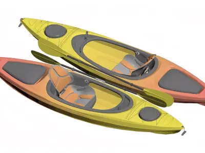 Kayak 3D model