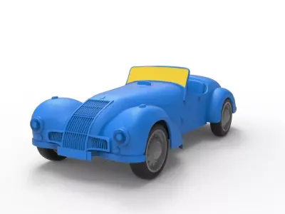 Allard K1 1946 Classic Car 3D print model