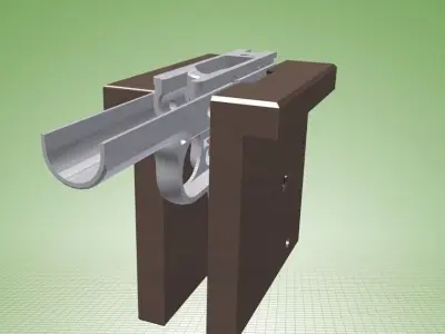 1911 GM Receiver Clamp Jaw Free 3D model