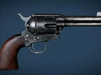 Colt Single Action Army Revolver 3D model