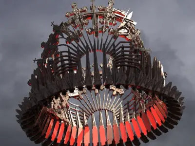 Angel Vortex Crown 3D model