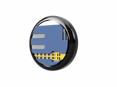 Set of SciFi bases 25mm 3D model