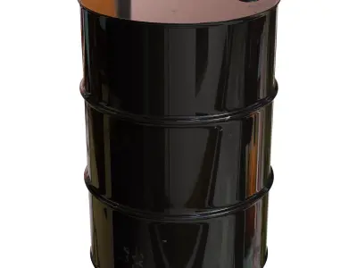 Crude Oil Barrel 3D model
