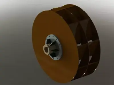 Industrial Fan Impeller Free 3D model