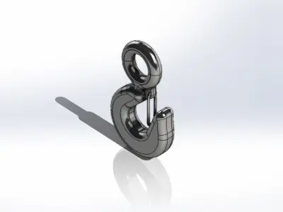 Gancho com Olhal Hook wth Eye 3D model
