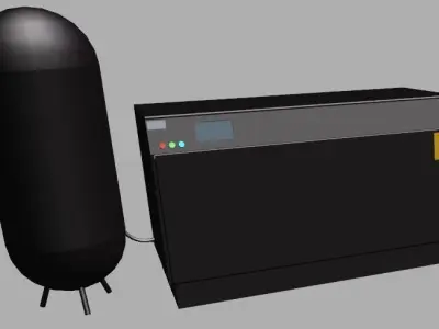 compressor air Free 3D model