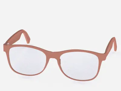 new wayfarer optics  Low-poly 3D model