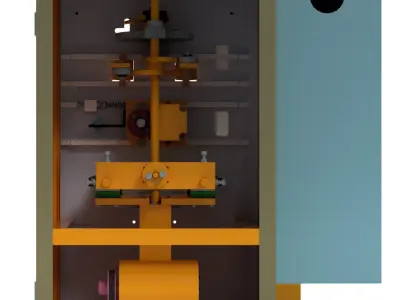 3D design modeling for compact quantitative packaging machine 3D model