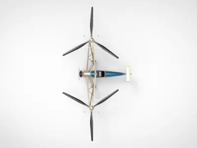 Focke-Wulf Fw 61 3D model purchase