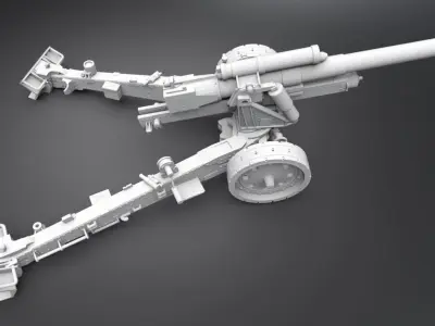 sFh 18 howitzer Scale model 3D print model