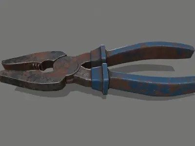 nippers pliers Low-poly 3D model purchase