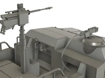 Imperial Armored Speeder One12 Scale 3D Files 3D print model