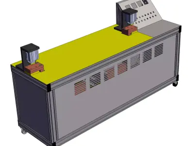Current transformer test bench 3D model
