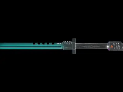 Sword light saber Free low-poly 3D model
