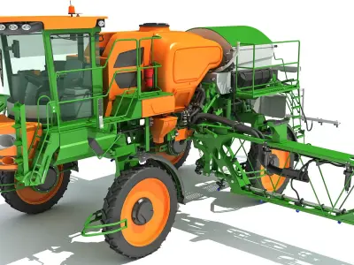 Sprayer and Spreader Machine 3D model purchase
