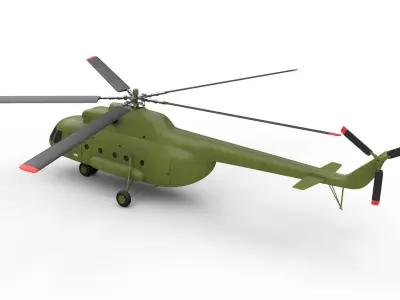 heavy lift helicopter 3D model purchase
