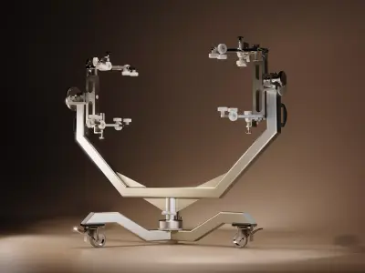 Aircraft maintenance cart 3D model