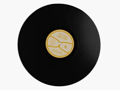 Vinyl Disc 3D model