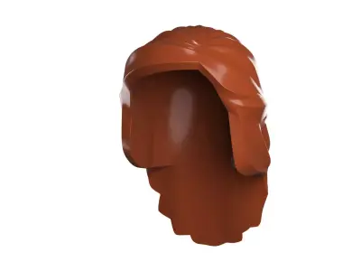 Custom3Dprint Minifigure Accessory - Minifigure Hair S2 - 100 3D print model