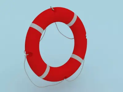 Lifebuoy life preserver 3D model