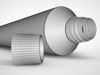 collapsible tube 3D model