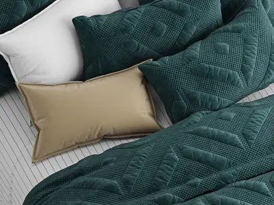 Bed 01 3D model