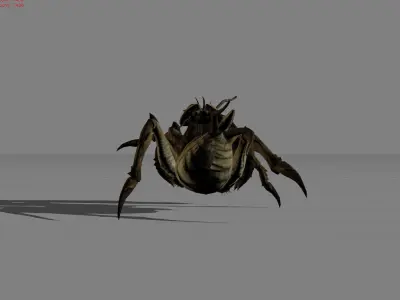 Cricket Animal  Low-poly 3D model