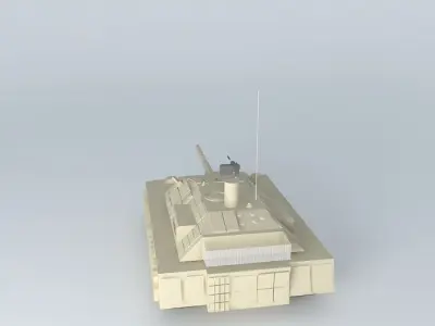 hill army tank Free 3D model