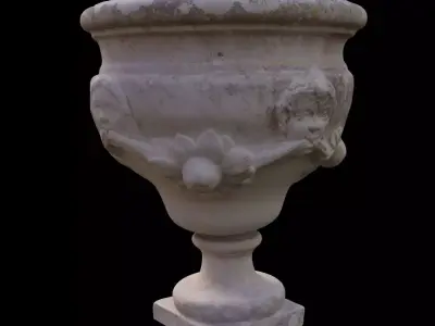 Decorative Outdoor Vase Free 3D model