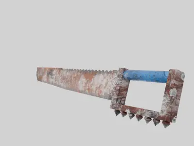 Rust-Sword Low-poly 3D model