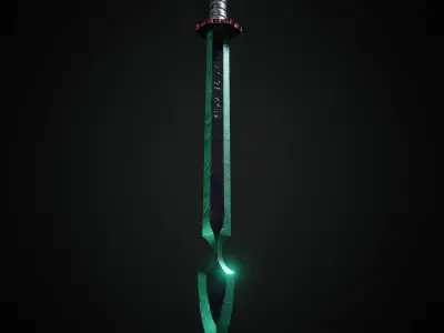 Sword  Low-poly 3D model buy