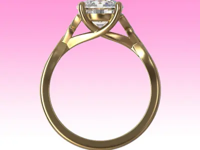 Ring Celtic Love Knots 3D print model