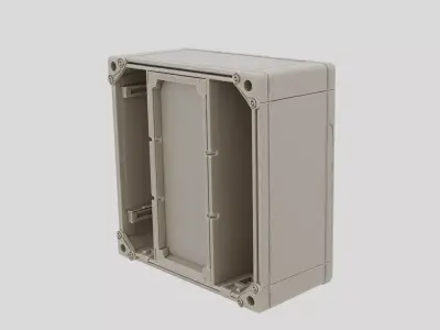 Industrial Electrical Junction Box for 3D print 3D model