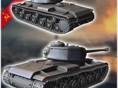 KV-122 - Soviet army WW2 Second World East front Ostfront RPG Mi 3D print model
