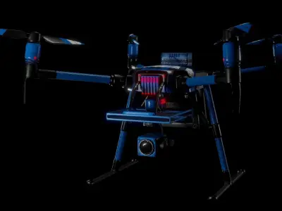 Quadcopter Drone 3D model buy