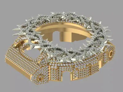 G Shock DW 6900 Watch Diamond Case - 3D print model NOW0023 3D print model