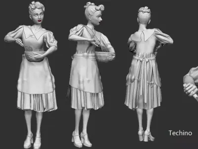 Lucille Ball 3d print 3D print model