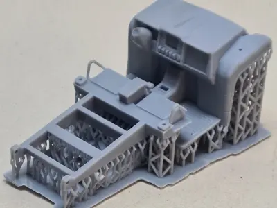 John Deere Gator 855D UTV in 1 to 24 scale 3D print model