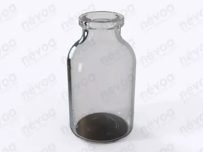 Glass vial - GME 402 - Vial - antibiotics - 20 ml 3D model