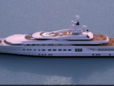Superyacht Pelorus 3D model
