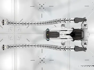 Flying rescue robot concept Free 3D model