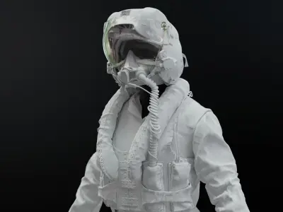 FLIGHT SUIT F35 Pilot 3D model