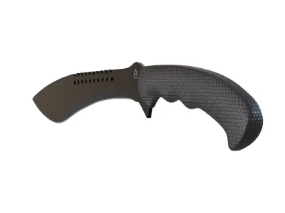 Machete Low-poly 3D model buy