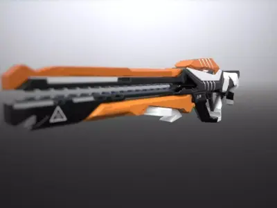 The Gun FREE Free low-poly 3D model