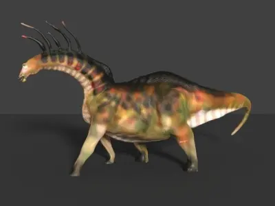 bajadasaurus dinosaur 3D model