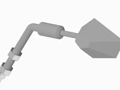 Motorcycle Mirror Cover 3D print model